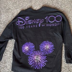 Disney Black and Purple Long Sleeve Tee